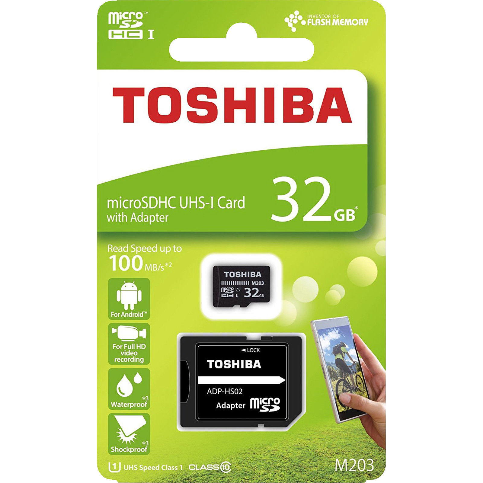 Bild zu 32 GB microSDHC Speicherkarte Toshiba M203 für 8€ (Vergleich: 14,87€)