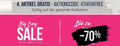 Bild zu Hunkemöller: bis zu 70% Rabatt im Sale + den 4. Artikel gratis erhalten