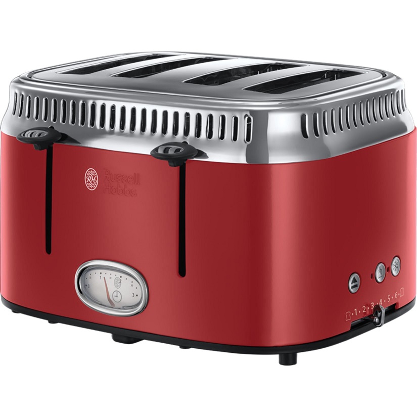 Bild zu Russell Hobbs Retro 4-Schlitz Toaster für 49,99€ (Vergleich: 59,99€)