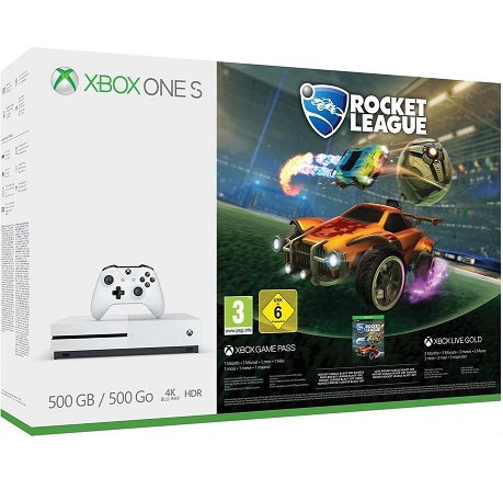 Bild zu Microsoft XBox One S 500 GB Rocket League Bundle für 173,99€ (Vergleich: 202,99€)