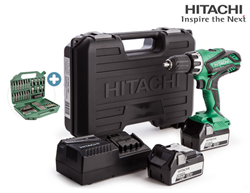 Bild zu Hitachi DV18DGL 18V Schlagbohrschrauber inkl. Transportkoffer + 2x 5,0 Ah Akku + 1x Akku Ladegerät + Bitset für 175,90€ (Vergleich: 263,24€)