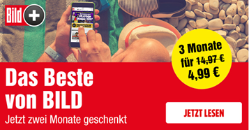 Bild zu 3 Monate BILDplus Digital für 4,99€ (danach 4,99€ pro Monat)