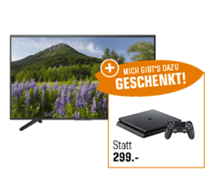 Bild zu SONY KD-65XF7005 UHD 4K TV + SONY PlayStation 4 Slim 500GB für 1.199€