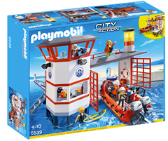 Bild zu [Top] Playmobil Küstenwachstation mit Leuchtturm für 33,94€ (Vergleich: 53€)