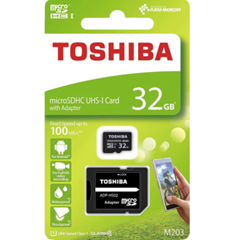 Bild zu TOSHIBA M203 32GB, 100 MB/s Micro SD Speicherkarte 32 GB für 8€