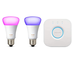 Bild zu Philips Hue White und Color Ambiance E27 LED Lampe Starter Set für 68,47€