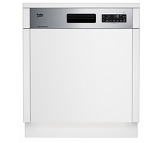 Bild zu Beko DSN28330X teilintegrierter Geschirrspüler – 60 cm, Edelstahl, A+++ für 385€ (Vergleich: 459,95€)