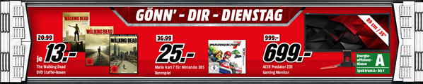 Bild zu MediaMarkt “Gönn´ dir Dienstag”: Filme, Games und z.B. auch Monitore