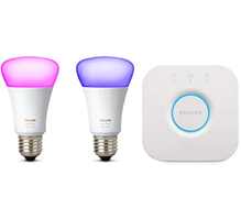 Bild zu Amazon.it: Philips Hue White and Color Ambiance Starter Kit 2x E27 LED inkl. Bridge für 82,59€ inkl. Versand (Vergleich: 109€)