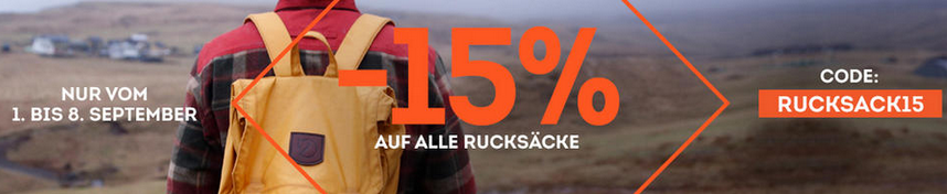 Bild zu SportScheck: 15% Rabatt auf alle Rucksäacke – auch bereits reduzierte