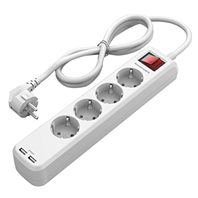 RAVPower 4-Fach Steckdosenleiste mit 2 iSmart USB Amazon de Elektronik