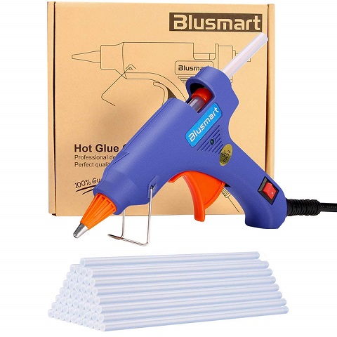 Bild zu [Prime] Heißklebepistole Blusmart GGC00030 mit 30 Klebe-Sticks für 4,99€