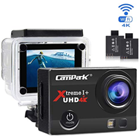 Bild zu Campark 4K 16MP Action Cam mit 2 Akku und kostenloses Zubehör für 35,99€