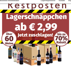 Bild zu Weinvorteil: Lagerschnäppchen, Weine ab 2,99€ pro Flasche