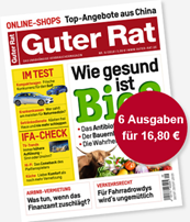 Bild zu 6 Ausgaben der Zeitschrift “Guter Rat” für 16,80€ + 15€ Verrechnungsscheck