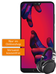 Bild zu HUAWEI P20 Pro Dual SIM & Sennheiser HD 4.50 (einmalig 49€) mit Vodafone Flat Allnet Comfort Tarif (2GB Datenflat, Allnet-Flat) für 26,99€/Monat