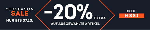 Bild zu SportScheck: Mid Season Sale + 20% Extra Rabatt auf ausgewählte Artikel