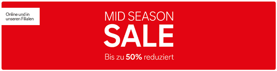 Bild zu C&A: Mid Season Sale mit bis zu 70% Rabatt + 10% Newsletter Rabatt