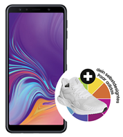 Bild zu congstar Allnet Flat im Telekom Netz (3GB LTE Datenvolumen, Allnet/SMS-Flat) inkl. Samsung Galaxy A7 (einmalig 4,95€) + 120€ adidas Gutschein für 20€/Monat