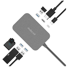 Bild zu dodocool 7 in 1 USB Type C Adapter mit 3 USB 3.0 Port, 4K HD Anschluss, SD/TF Kartenleser, Typ C für 22,99€