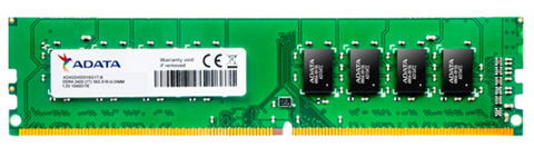 Bild zu ADATA Premier Arbeitsspeicher 4GB DDR4 2400 MT/s 288pin UDIMM für 25,49€ (Vergleich: 34,60€)