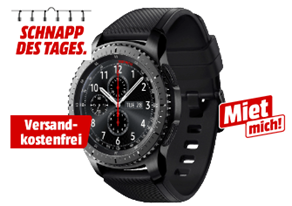 Bild zu SAMSUNG Gear S3 Frontier Smartwatch Silikon für 199€ (Vergleich 229€)