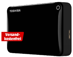 Bild zu TOSHIBA Canvio Connect II, 2 TB HDD, 2.5 Zoll, extern für 59€ (Vergleich: 78,29€)