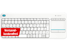 Bild zu LOGITECH K400 plus kabellose Tastatur inkl. Touchpad für 24€ inkl. Versand (Vergleich: 31,61€)