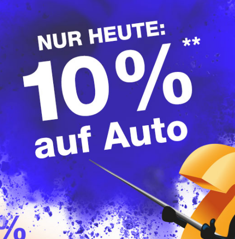 Bild zu Nur heute: 10% Rabatt auf die Kategorie Auto im Plus Online-Shop