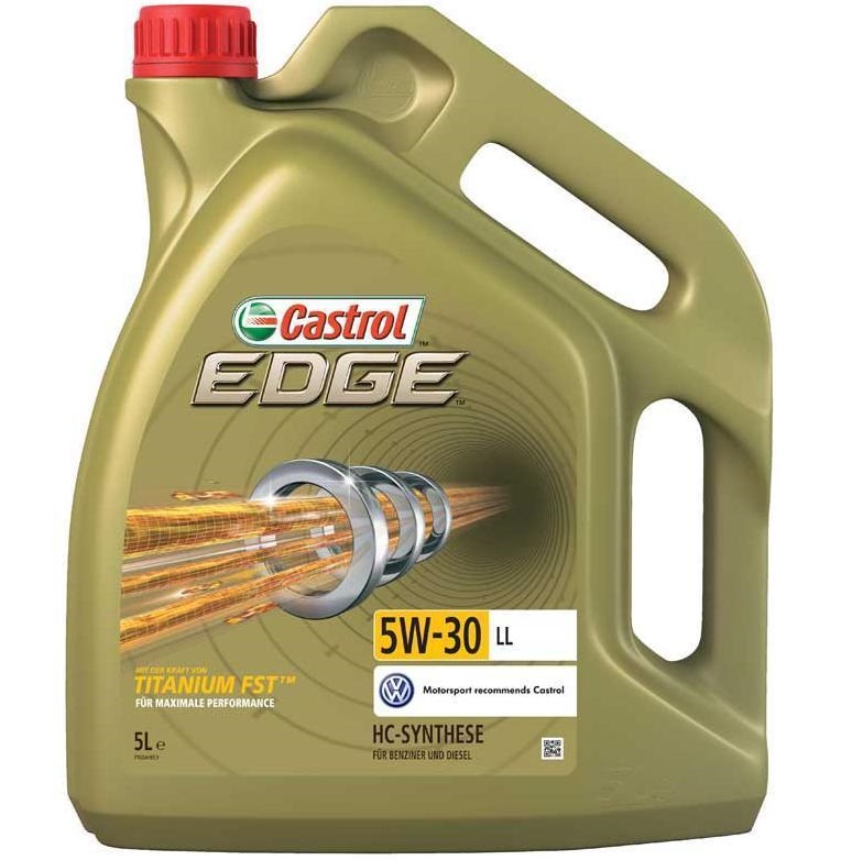 Bild zu 5 Liter Castrol Edge 5W-30 LL Motoröl mit Titanium FST für 33,49€ (Vergleich: 37,94€)