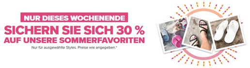 Bild zu Crocs: 30% Rabatt auf Sommerfavoriten + kostenlose Lieferung