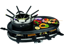 Bild zu Trebs 4 in 1 Multifunktionsgerät (Fondue, Grill, Raclette und Gourmet) für 62,99€ inkl. Versand (Vergleich: 79,86€)