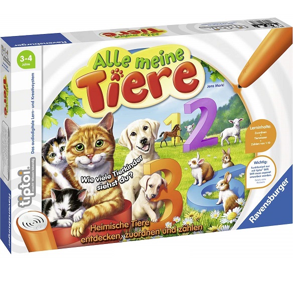 Bild zu Ravensburger TipToi Alle meine Tiere für 13€ (Vergleich: 16,94€)