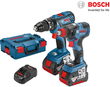 Bild zu Bosch Blue 18 V Kombibohrmaschine + Drehschlagschrauber in L-Boxx für 405,90€ inkl. Versand (Vergleich: 459€)