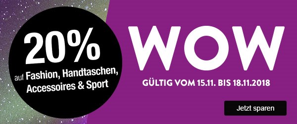 Bild zu Galeria Kaufhof: 20% Rabatt auf Fashion, Handtaschen, Accessoires und Sport