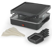 GOURMETmaxx Raclette Grill für 4 Personen 600W in Schwarz eBay