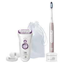 Bild zu Braun Beauty Box Silk-épil 9-700 SensoSmart Epilierer & Oral-B Pulsonic Slim Luxe Zahnbürste für 111€ (Vergleich: 139,04€)