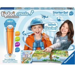 Bild zu RAVENSBURGER tiptoi® CREATE StarterSet Stift und Weltreise-Buch für 34,39€