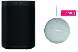 Bild zu Sonos One (Vergleich: 199€) + gratis Google Home Mini (Vergleich: 29€) für 188€ (Vergleich: 228€)