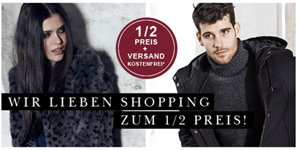 Bild zu Dress-for-Less: Alles zum halben Preis + 10% Newsletter Rabatt + kostenloser Versand