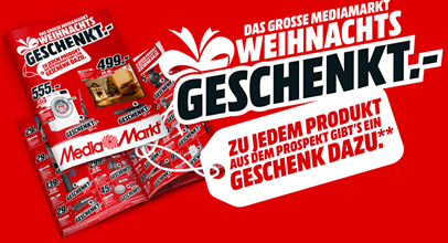 Bild zu [Super – nur noch heute] MediaMarkt: zu jedem Produkt aus dem Prospekt ein Geschenk dazu