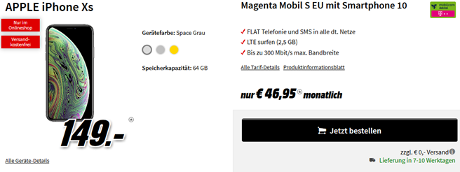 Bild zu Media Markt RED Friday Handytarife in der Übersicht, z.B. Huawei P20 Pro mit D1 Flat Allnet Comfort für 19,99€/Monat + 49€ einmalige Zuzahlung