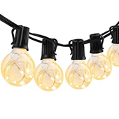 Bild zu ECOWHO 10 Meter Lichterkette mit 30 LED Kugeln (warmweiß) für 25,34€ inkl. Versand