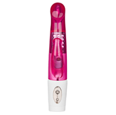 Perlenvibrator mit Klitorisreizer, 22 cm, weiß pink kaufen bei EIS