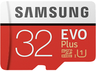 SAMSUNG Evo Plus, 32 GB, Mini-SDHC, Micro-SDHC Speicherkarte, 95 MB s