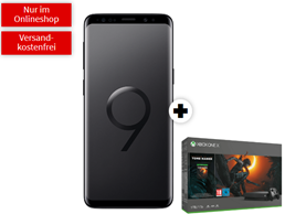 Bild zu SAMSUNG Galaxy S9 Dual-SIM inkl. Xbox One X 1TB – Shadow of the Tomb Raider (einmalig 99€) inkl. Telekom Real Allnet Tarif (4GB Datenvolumen, Allnet/SMS-Flat) für 31,99€/Monat