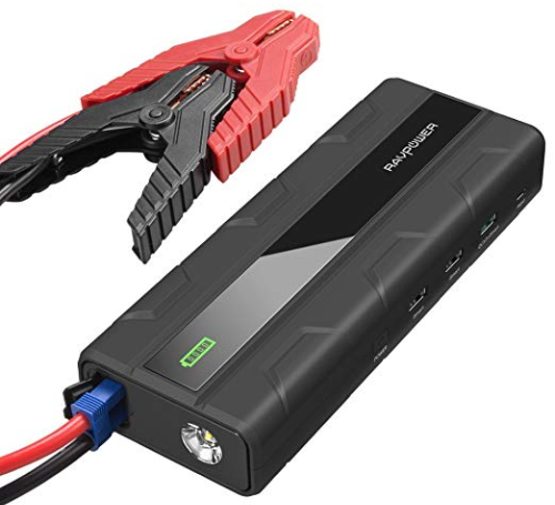 Bild zu RAVPower 1000A Auto-Starthilfe (12V, 14000mAh Powerbank + LED-Taschenlampe) für 49,99€ inkl. Versand