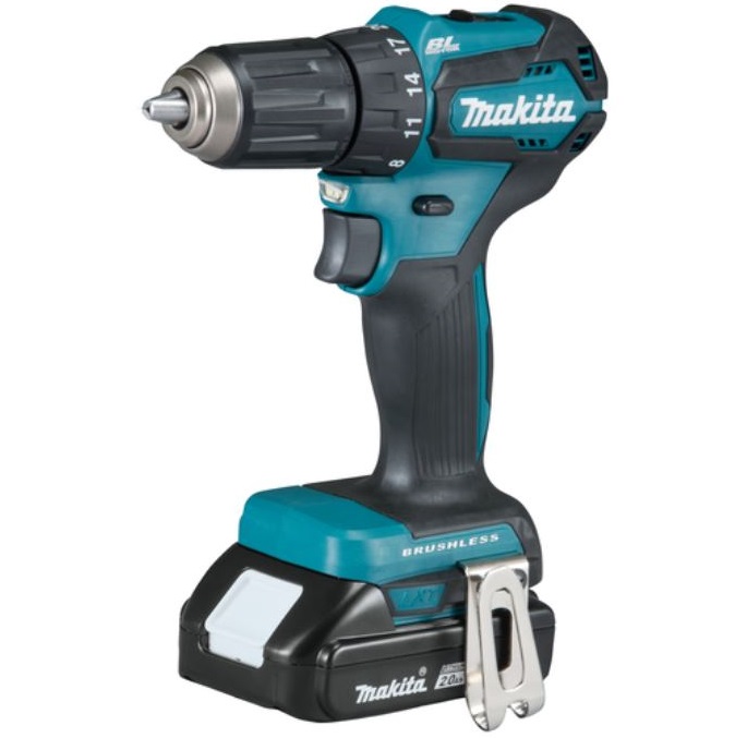 Bild zu Akku-Bohrschrauber Makita DDF483RAJ 18V + 2 x Akku 2,0 Ahim Makpac für 178,05€ (Vergleich: 204,66€)