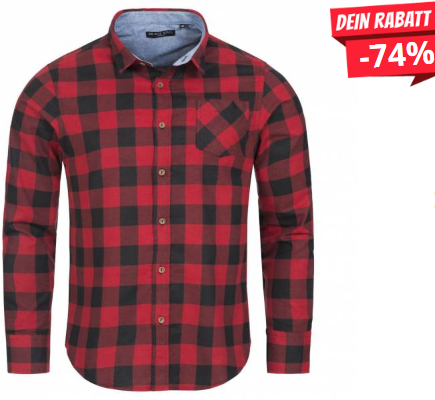 Bild zu SportSpar: BRAVE SOUL Jack Check Print Flannel Herren Karo Hemd für 10,61€ inkl. Versand (Vergleich: ab 17€)