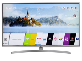 Bild zu LG 49UK7550LLA, 4K/UHD-Smart TV, 123 cm [49″]–Silber für 499€ (Vergleich: 599,99€)